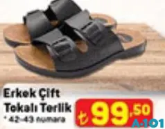JUNO ERKEK ÇİFT TOKALI TERLİK JUNO ERKEK ÇİFT TOKALI TERLİK